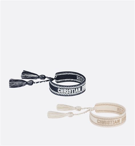 christian dior string bracelet.